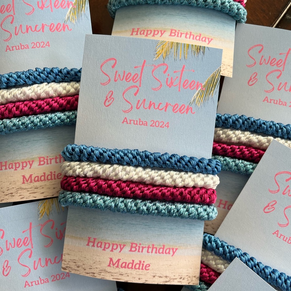 Kobo ties custom hair ties.
